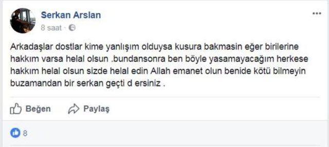 Facebok'taki Hesabından 'helallik' Isteyip Intihar Etti