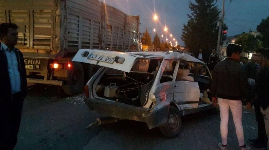 Tavşanlı’da Trafik Kazası: 1 Yaralı