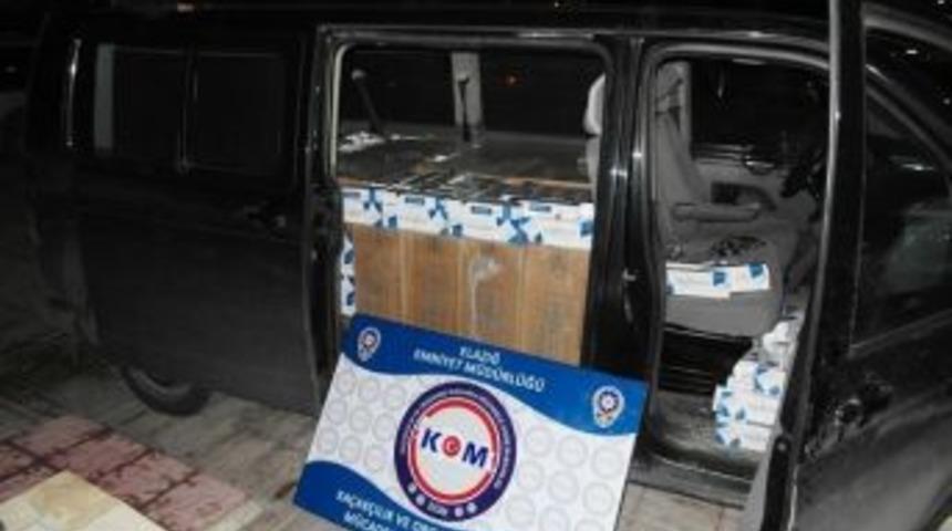 20 Bin Paket Ka&ccedil;ak Sigara İle Yakalanan 3 Ş&uuml;pheli Tutuklandı