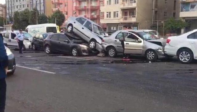 Tekirdağ'da Zincirleme Kaza: 7 Yaralı