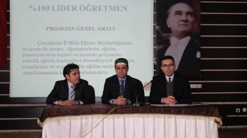 Lider &Ouml;ğretmen Projesi Tanıtım Toplantısı Yapıldı