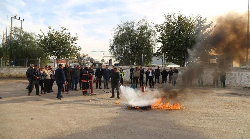 Meski Personeli, Yangın Konusunda Bilgilendirildi