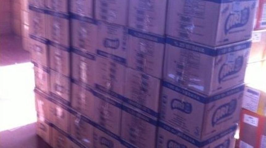 İş Adamı Kumek&rsquo;ten Kobani&rsquo;ye 600 Koli &Ccedil;ocuk Maması