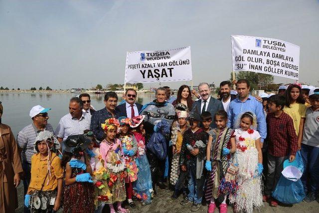 Tuşba’da “poşeti Azalt Van Gölü’nü Yaşat” Kampanyası