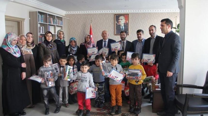 Ağrılı Minikler İl M&uuml;ft&uuml;s&uuml; Gemici&rsquo;yi Ziyaret Etti