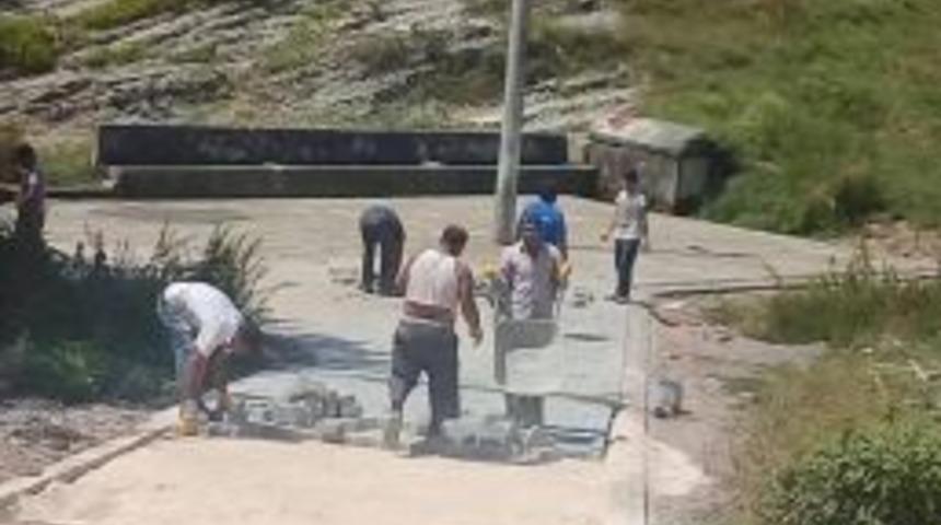 Köylerde Parke Çalışmaları Sürüyor