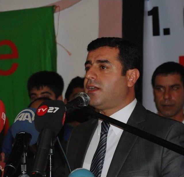 Hdp Eş Genel Başkanı Demirtaş, Partisinin Gaziantep İl Kongresine Katıldı