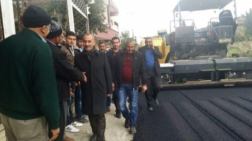 Başkan Culha, Asfalt &Ccedil;alışmalarını İnceledi