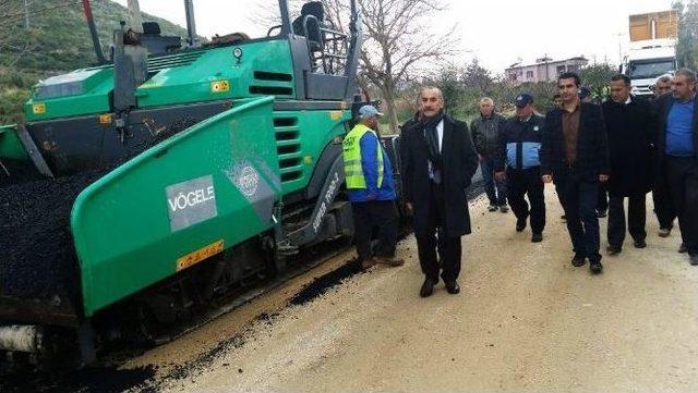 Başkan Culha, Asfalt Çalışmalarını İnceledi