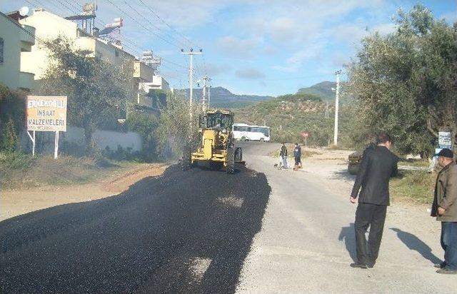 600 Ton Sıcak Asfalt Yollarda