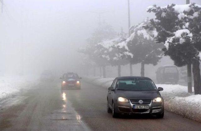 Bolu Dağı nda Sis Ulaşımı Aksatıyor 2
