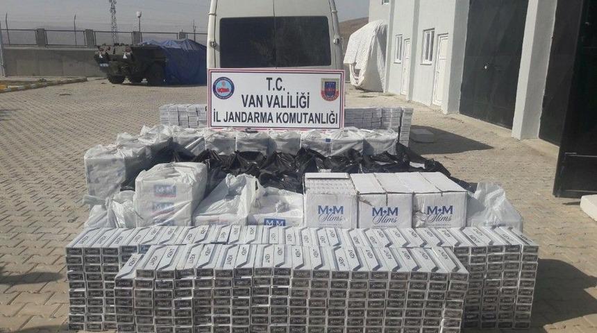 Muradiye&rsquo;de Ka&ccedil;ak Sigara Operasyonu