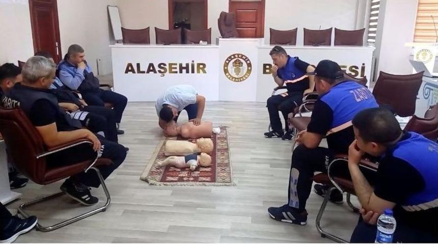 Alaşehir&rsquo;de Zabıta Personeline İlk Yardım Eğitimi