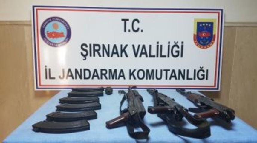 Şırnak&rsquo;ta 3 Kaleşnikof Ele Ge&ccedil;irildi