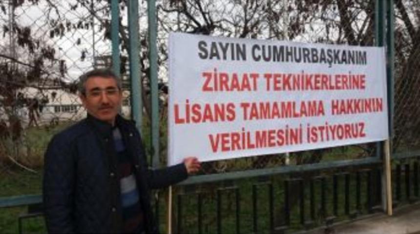 Ziraat Teknikerleri Lisans Tamamlama Hakkı İstiyor