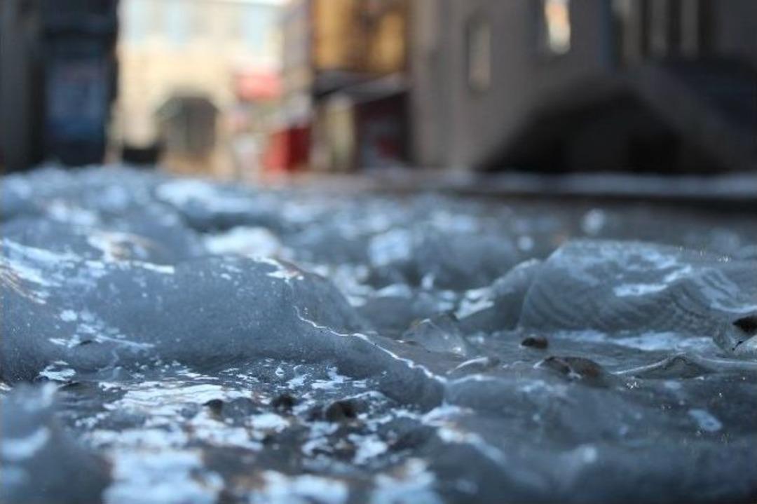 Erzurum&rsquo;da &Ccedil;eşmeler Dondu