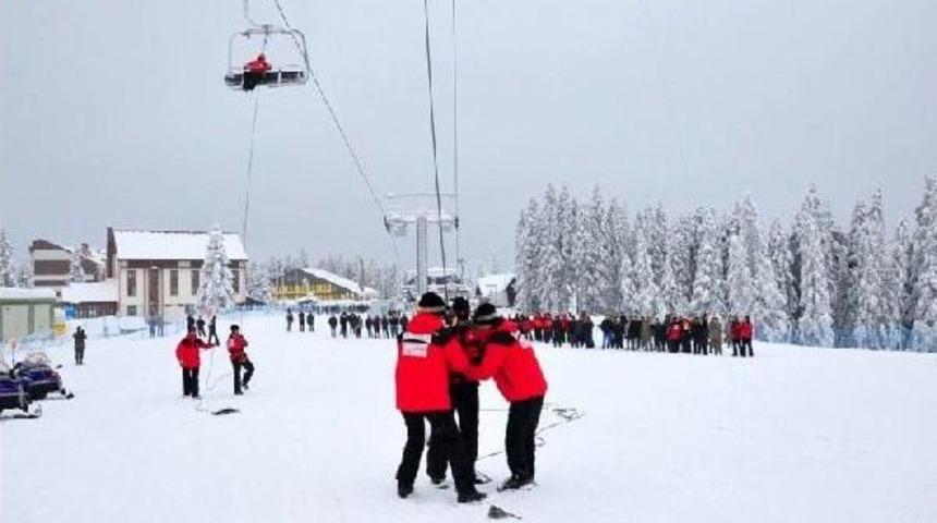 Ilgaz'da Kurtarma Tatbikatı