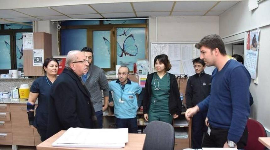 Başkan Albayrak&rsquo;tan Kaymakam Kılı&ccedil; Ve Hastalara Ziyaret