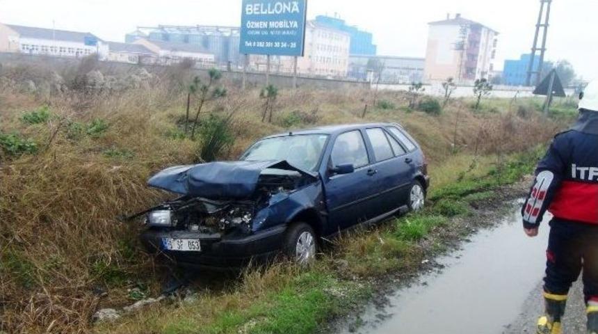 Tekirdağ&rsquo;da Trafik Kazası: 1 Yaralı