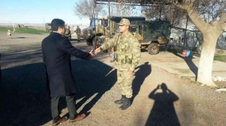 Kaymakam Horasanlı Hudut Karakollarını Ziyaret Etti