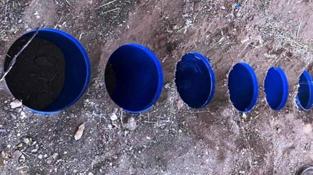 Yer: Diyarbakır Lice! Polisleri şaşırtan g&ouml;r&uuml;nt&uuml;... Uyuşturucuyu b&ouml;yle g&ouml;mm&uuml;şler!