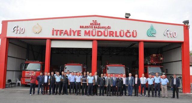 Edirne’de İtfaiye Haftası Kutlamaları