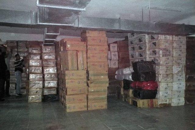 Amasya’da 309 Bin 500 Paket Kaçak Sigara Ele Geçirildi