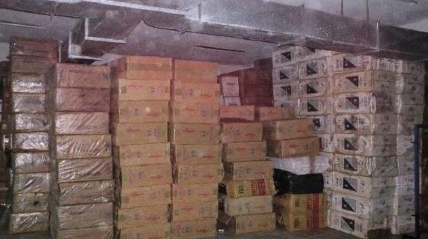 Amasya'da ka&ccedil;ak sigara operasyonu