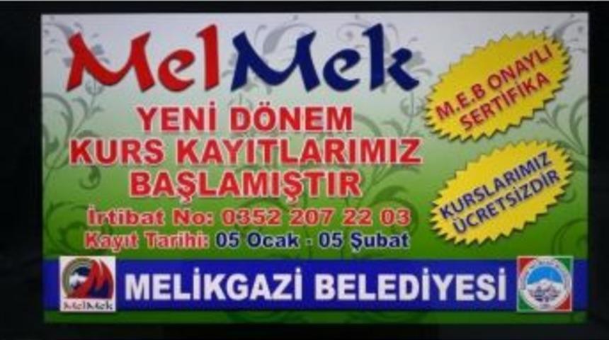Mel-mek Mesleki Sanat Kursları İlkbahar D&ouml;nemi Kayıtları Başladı