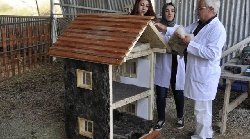 Sel&ccedil;uk &Uuml;niversitesi, Koyun Y&uuml;n&uuml;nden Isı Yalıtım Malzemesi Geliştirdi