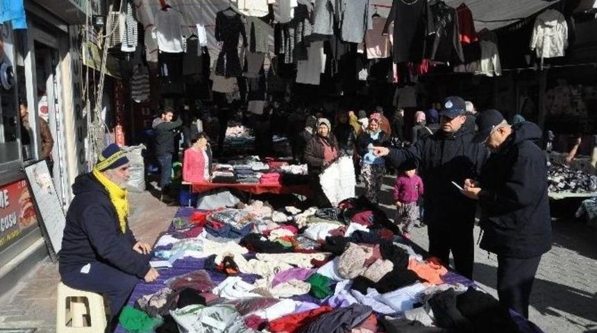 Edremit Zabıtadan &Ccedil;arşamba Pazarına Denetim