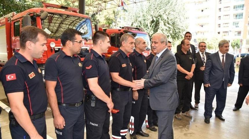 Vali Güvençer’den İtfaiye Teşkilatı’na Kutlama