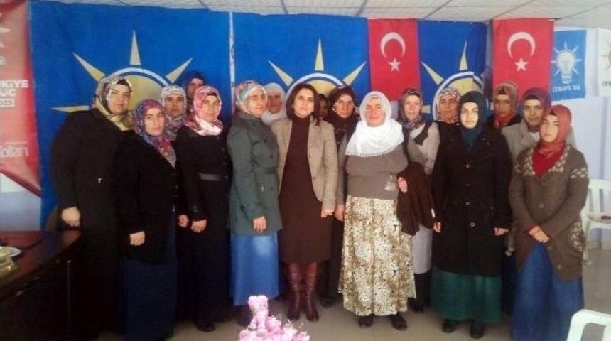 Ak Parti Sincik Kadın Kolları Başkanı Değişti