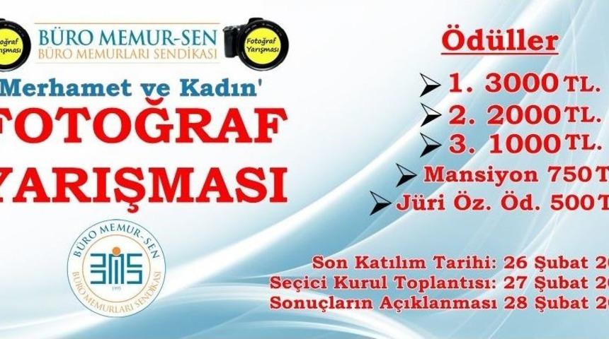 B&uuml;ro Memur-sen&rsquo;den Kadınlar G&uuml;n&uuml; Fotoğraf Yarışması