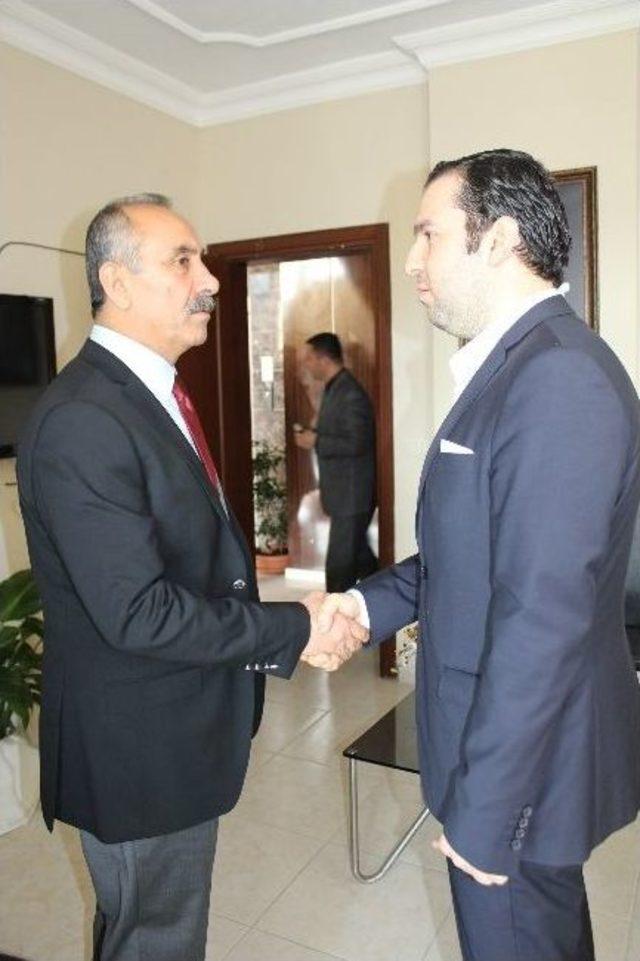 İskenderun Şehir Kul&uuml;b&uuml;&rsquo;nden Başkan Culha&rsquo;ya Ziyaret 1