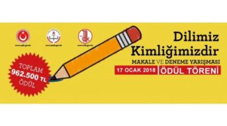 T&uuml;rk&ccedil;eyi Doğru Ve G&uuml;zel Kullanma Makale Ve Deneme Yarışması &Ouml;d&uuml;l T&ouml;reni Yarın D&uuml;zenlenecek