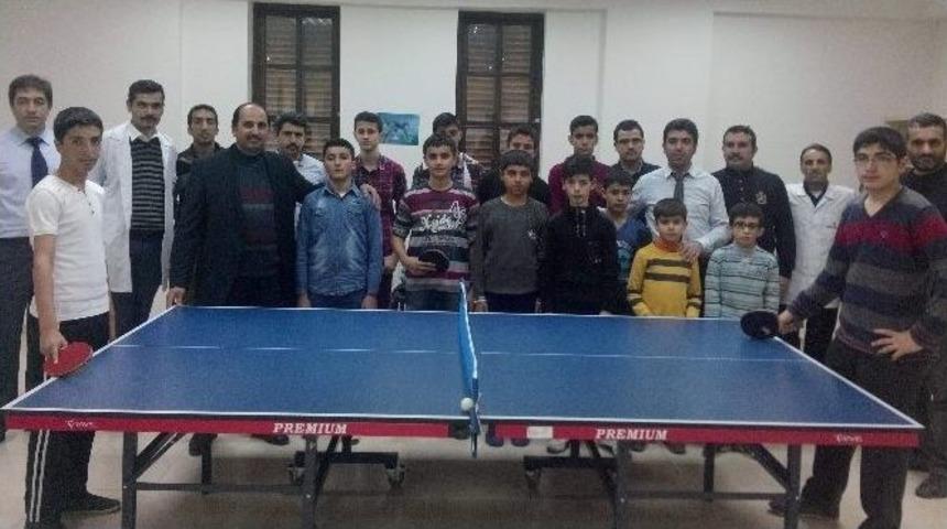 Semt Konaklarında Masa Tenisi Turnuvası D&uuml;zenlendi