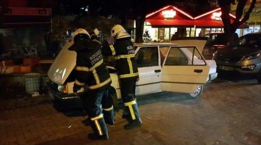 Park Halindeki Ara&ccedil;ta Yangın Paniği