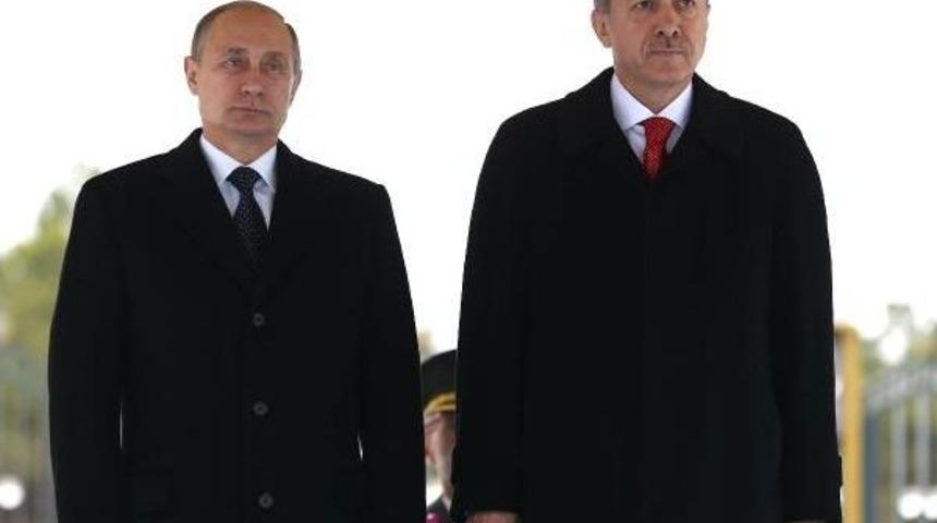 Rusya devlet başkanı putin, esenboğa havalimanında resmi t&ouml;renle karşılandı (4)