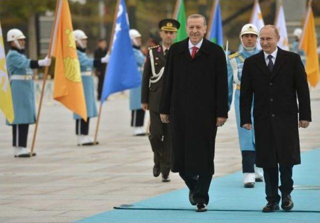 Rusya devlet başkanı putin, esenboğa havalimanında resmi törenle karşılandı (4)