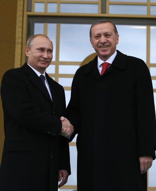 Rusya devlet başkanı putin, esenboğa havalimanında resmi törenle karşılandı (4)