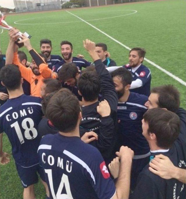 Çomü Futbol Takımı Şampiyon