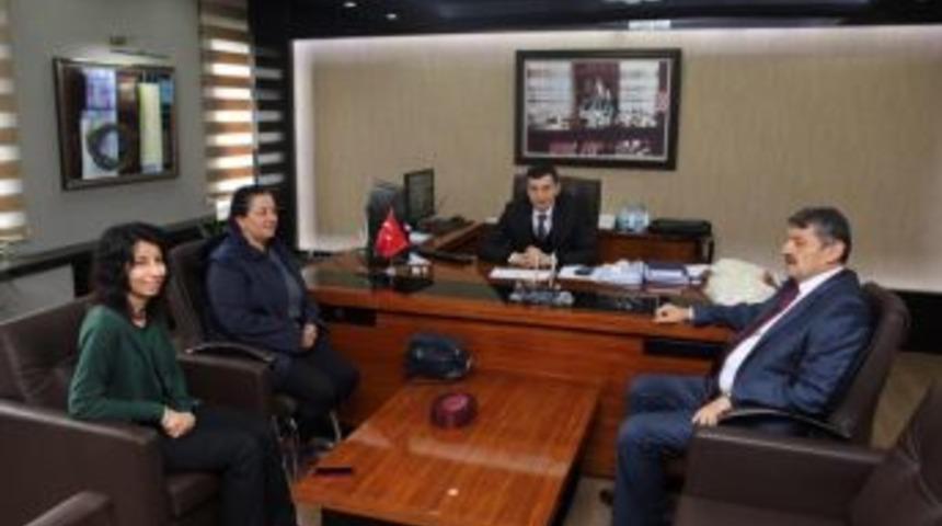 Başkan Akın Ve Muhtar Duran&rsquo;dan Dsi M&uuml;d&uuml;r&uuml;ne Ziyaret