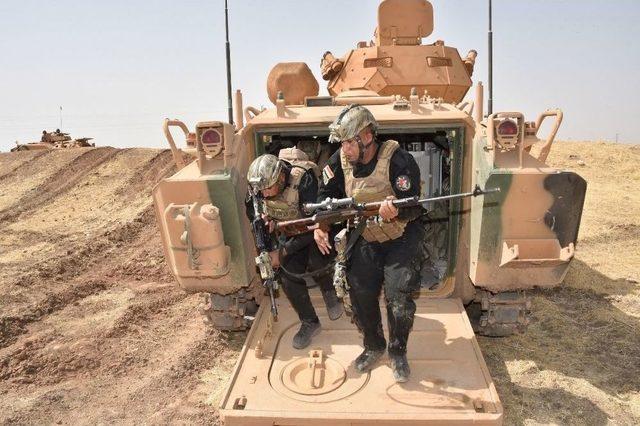 Tsk, Irak Silahlı Kuvvetleri Unsurları İle Yapılan Tatbikattan Fotoğraf Paylaştı