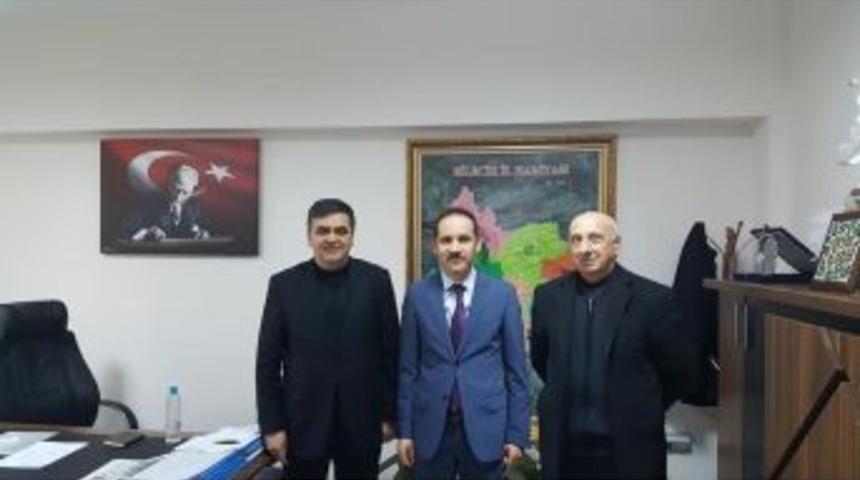 Başkan Yal&ccedil;ın Ve İl &Ouml;zel İdaresi Genel Sekreter Yardımcısı &Ccedil;elebi Bir Araya Geldi