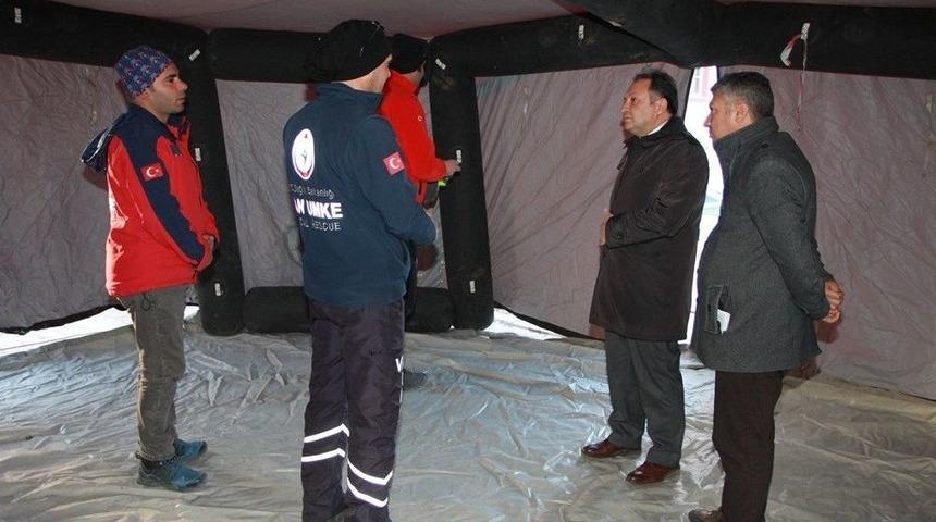 M&uuml;d&uuml;r Akdoğan, Umke &Ccedil;alışmalarını İnceledi