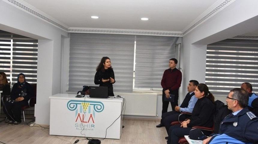 Alaşehir Zabıtasına Uyuşturucuyla M&uuml;cadele Eğitimi