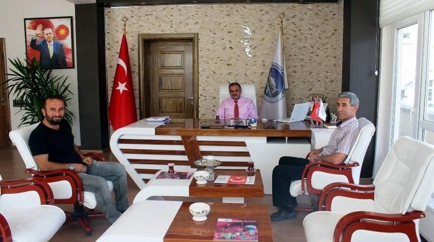 G&uuml;ney Aşağı Mahallesinden Teşekk&uuml;r Ziyareti