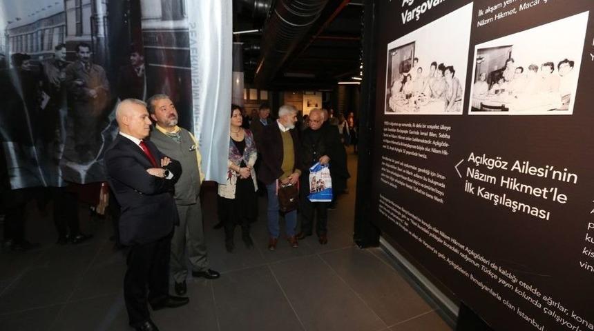 N&acirc;zım Hikmet&rsquo;in İzleri Bu Sergide