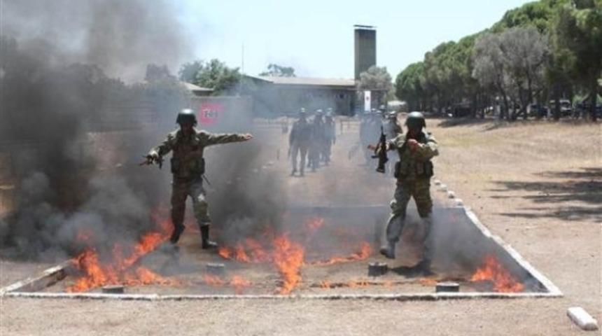 Harbiyelilerin zorlu eğitimi burada yapılıyor